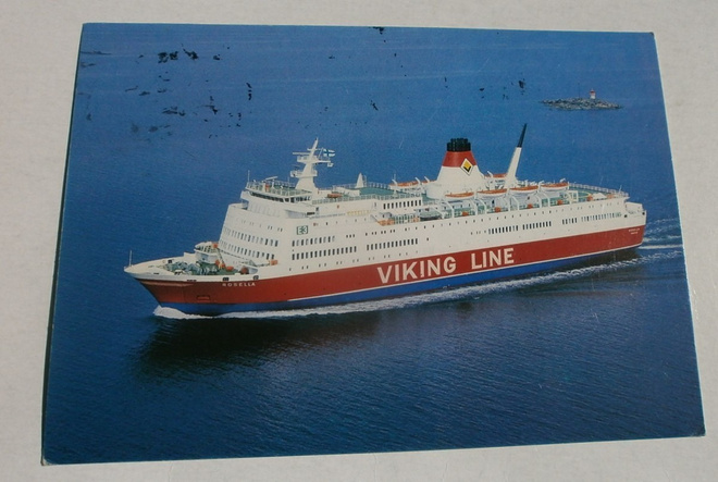 m/s Rosella, Viking Line, laivaleima + Navire Turku 1983