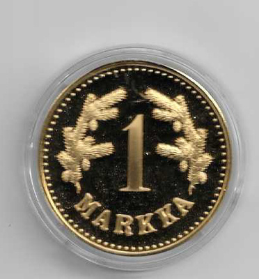 ISO ja näyttävä 1mk 1948