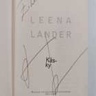 Leena Lander : Käsky (signeerattu, tekijän omiste) - pikkukuva 3