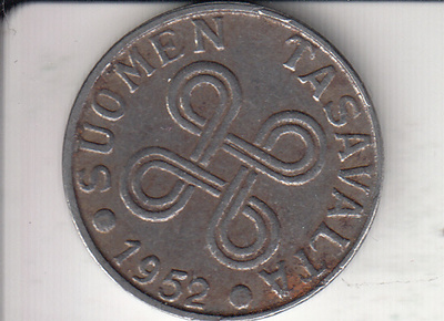 5 mk 1952 rautaa kl 4