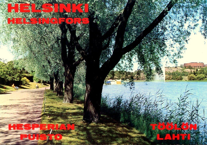 HELSINKI Hesperianpuisto ja Töölönlahti, käyttämätön
