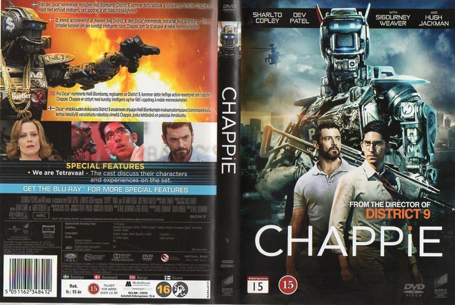 Chappie	(38 293)	k	-FI-	nordic,	DVD		hugh jackman	2015