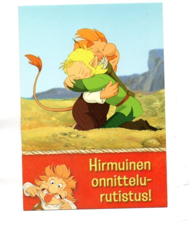 °°"HIRMUINEN ONNITTELURUTISTUS!°°" -KORTTI / KARTO (RÖLLI)