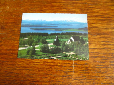 sw pk jämtlan frösö kirkko ja ovikstuntureita storsjön saari