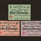 Saksa Notgeld 5, 10, 50 Pfennig, Schleiz 1917 - pikkukuva 1