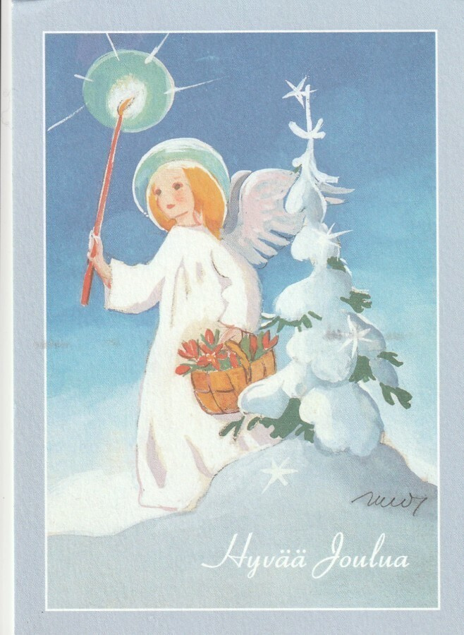 MARTTA WENDELIN - ENKELI KYNTTILÄ KÄDESSÄ - 6