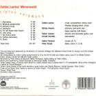 Zoltan Lantos' Mirrorworld - Tiptoe ceremony - CD - pikkukuva 2