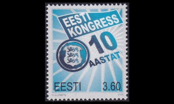 Eesti 367 ** Kongressin perustaminen 10v (2000)