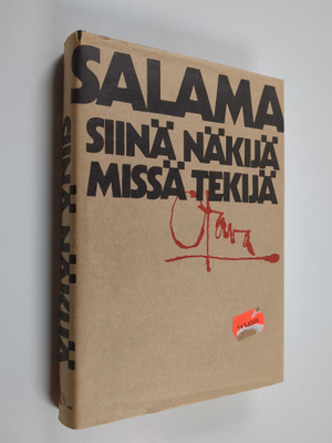 Hannu Salama : Siinä näkijä missä tekijä : romaani
