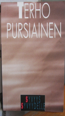 Terho Pursiainen: Syvyys syvyydelle, Kirjapaja 1994. 159 s.