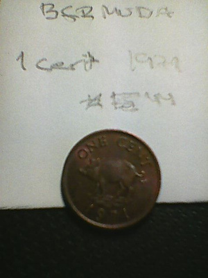 Bermuda 1 cent 1971, km#44