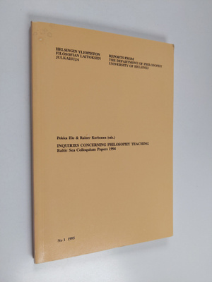 Pekka Elo : Inquiries concerning philosophy teaching : Ba...