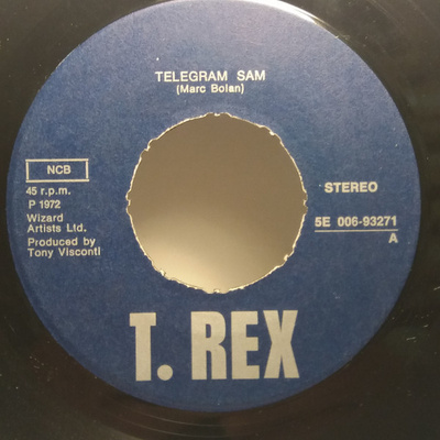 7” SINGLE SUOMI T. Rex – Telegram Sam