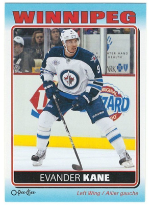 12-13 O-Pee-Chee Stickers #S-100 Evander Kane Tarra