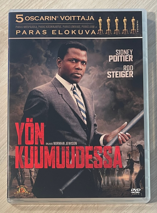 Yön kuumuudessa (1967) Sidney Poitier & Rod Steiger