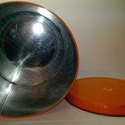 Humppila Finland harvinainen  retro oranssi peltipurkki - pikkukuva 5