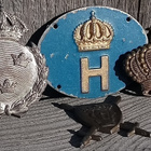 Ruotsin Militaria - 4 KPL. Yksi merkeistä Hopeinen. - pikkukuva 1