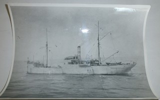 Saksalainen höyrylaiva Primus v. 1918, valokuvasuurennos