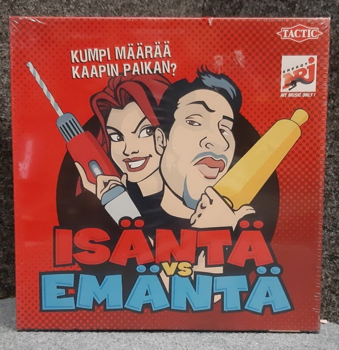 Isäntä VS Emäntä lautapeli uusi muoveissa
