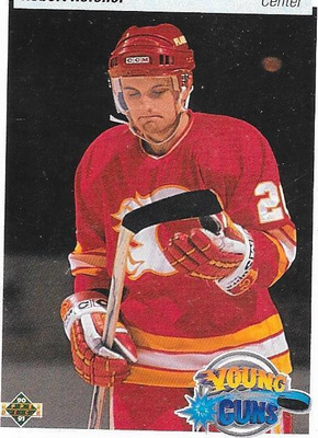 1990-91 Upper Deck Young Guns #533 Robert Reichel Flames RC