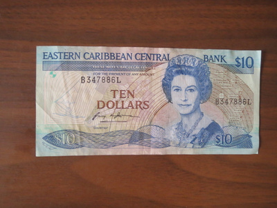 Eastern Caribbean Central Bank Ten Dollars