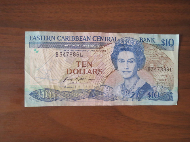 Eastern Caribbean Central Bank Ten Dollars