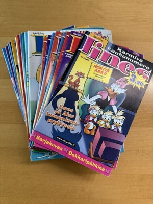 Iines -lehtiä 26 kappaletta.