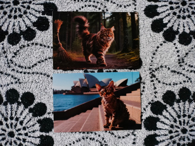 ~Kissa kortti~ 2kpl