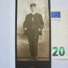 VANHA CDV Valokuva Merimies Purjehtija? 1900-l Helsinki - pikkukuva 1