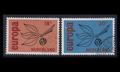 Alankomaat 848-9 o Europa (1965)