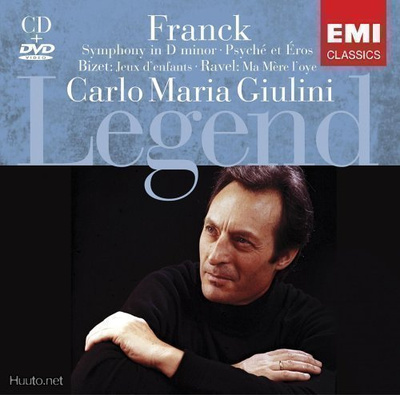 FRANCK: Symphony in D minor etc. / Giulini / CD+DVD *UUSI