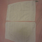 2 pientä valkoista pyyhettä 44 x 26 cm / Käsipyyhe 2 kpl - pikkukuva 1