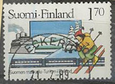 1987 matkailu 1,70mk - er.kaunis Eckerö -89