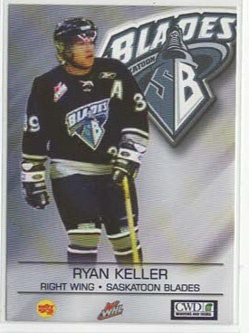 Ryan Keller 02-03 Saskatoon Blades Team Issue