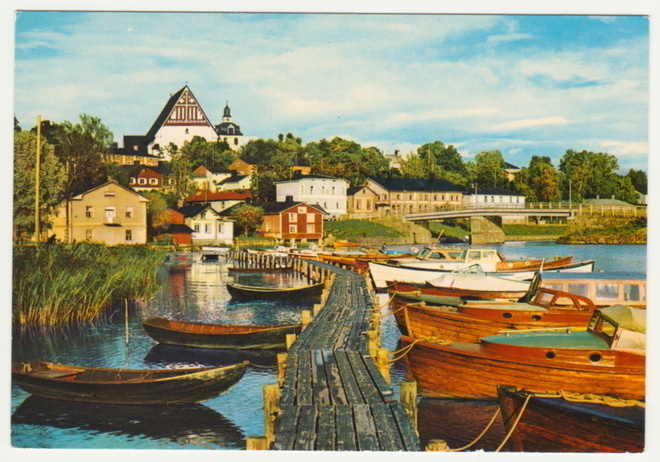 Porvoo venelaituri 60-luku kirkko