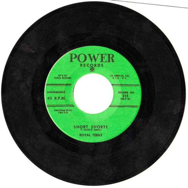 ROYAL TEENS: Short shorts / planet rock 7"