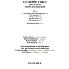 Sofian Ooppera : Giuseppe Verdi - Messa da Requiem - 2CD - pikkukuva 3