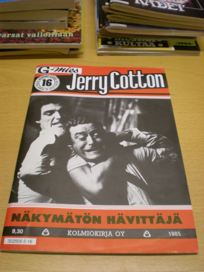 Jerry Cotton 16 / 1985; Näkymätön hävittäjä