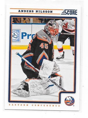2012-13 Score #301 Anders Nilsson New York Islanders MV