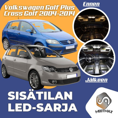 Volkswagen Golf Plus Sisätilan LED-sarja 14-osai