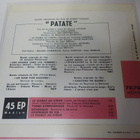 OST - PATATE 60S PRESS FRANCE M-/M-  7" - pikkukuva 2