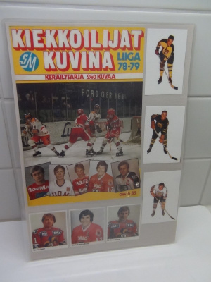 LIIGA 78 - 79, KERÄILYKUVAT,JARI KURRI, V-P KETOLA,SALEVA ..