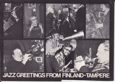 Tampere, Jazz Greetings, sommitelmakortti , Acre Kari,  e103
