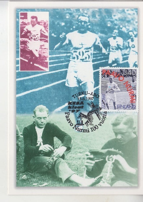 Maksimikortti 1997 Paavo Nurmi
