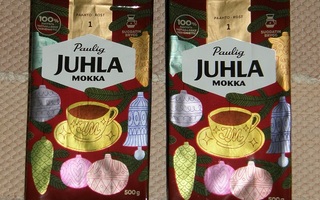 69 kpl Juhla Mokka Joulu 2024 Kahvipusseja, pesty!