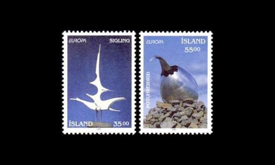 Islanti 786-7 ** Europa nykytaide (1993)
