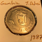 Republic of Gambia 1 dalaisi 1987 - pikkukuva 1