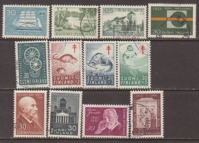 v.1961 Merkit leimattuna