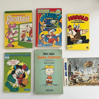 Kasa sarjakuvia, albumeja ja lehtiä