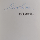 Eero Salola : Eks muista : elinpäivieni hymyä ja vakavaa ... - pikkukuva 3